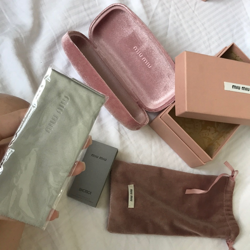 Miu miu sunglasses case